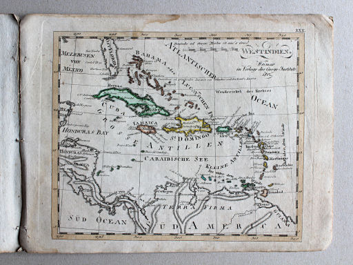 Compendieuser allgemeiner Atlas, 1812
XXX. Westindien