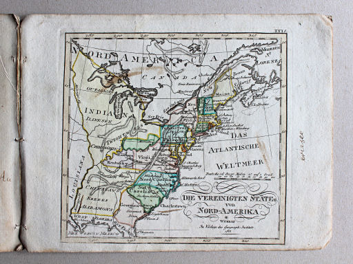 Compendieuser allgemeiner Atlas, 1812
XXXI. Die Vereinigten Staaten von Nord-Amerika