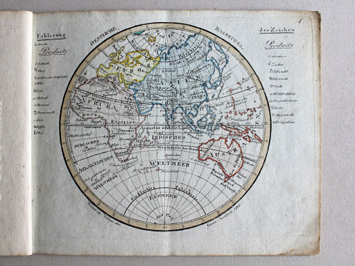 Compendieuser allgemeiner Atlas, 1818
I. Oestliche Halbkugel