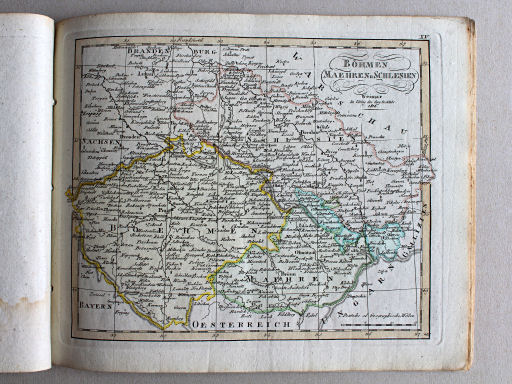 Compendieuser allgemeiner Atlas, 1818
XV. Böhmen, Maehren u. Schlesien