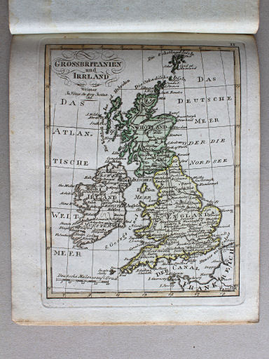 Compendieuser allgemeiner Atlas, 1818
XX. Grossbritanien und Irrland