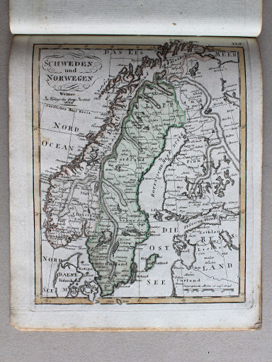 Compendieuser allgemeiner Atlas, 1818
XXII. Schweden und Norwegen