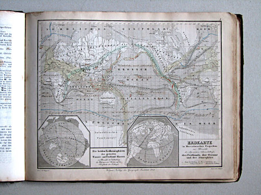 Compendiöser allgemeiner Atlas, 1853
1. Erdkarte in Mercatorscher Projection
