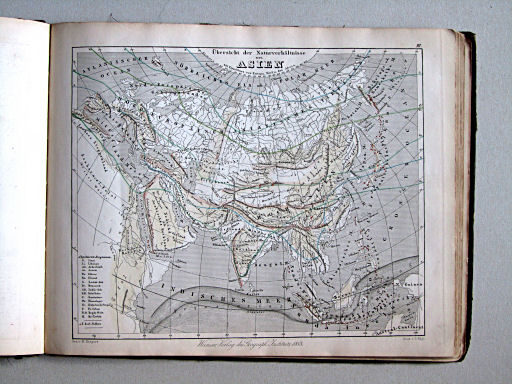 Compendiöser allgemeiner Atlas, 1853
3. Übersicht der Naturverhältnisse von Asien