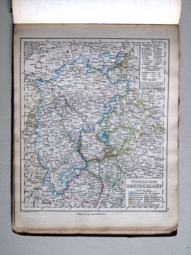 Compendiöser allgemeiner Atlas, 1853
11. Westliches Deutschland
