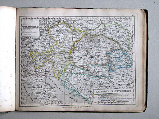 Compendiöser allgemeiner Atlas, 1853
15. Kaiserthum Österreich