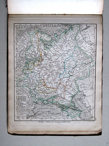 Compendiöser allgemeiner Atlas, 1853
24. Russland