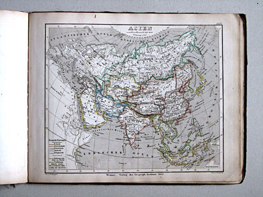 Compendiöser allgemeiner Atlas, 1853
26. Asien