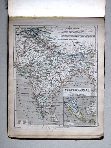 Compendiöser allgemeiner Atlas, 1853
28. Vorder-Indien