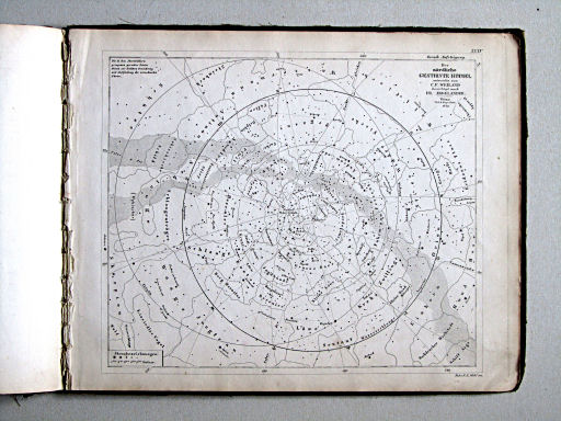 Compendiöser allgemeiner Atlas, 1853
35. Der nördliche gestirnte Himmel