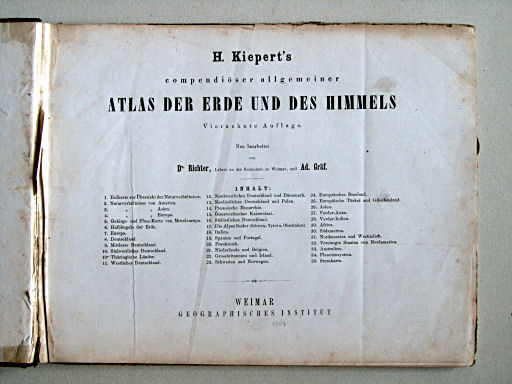 Compendiöser allgemeiner Atlas, 1867
Titelpagina / Title page