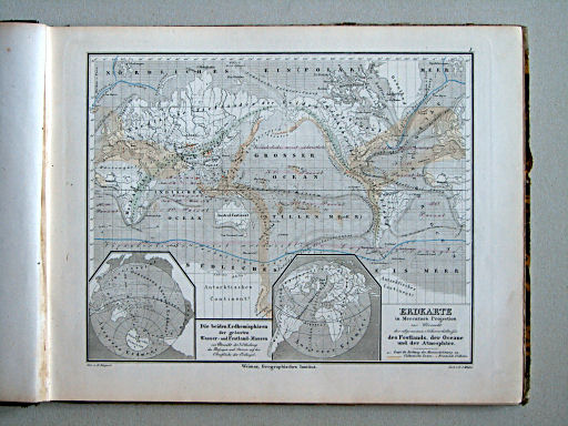 Compendiöser allgemeiner Atlas, 1867
1. Erdkarte in Mercator's Projection