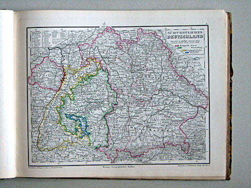 Compendiöser allgemeiner Atlas, 1867
10. Südwestliches Deutschland
