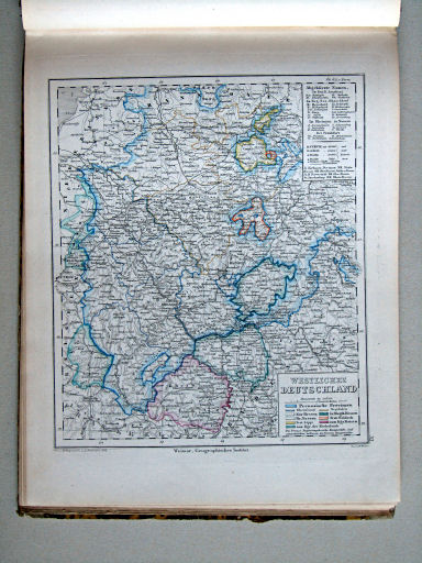 Compendiöser allgemeiner Atlas, 1867
11. Westliches Deutschland