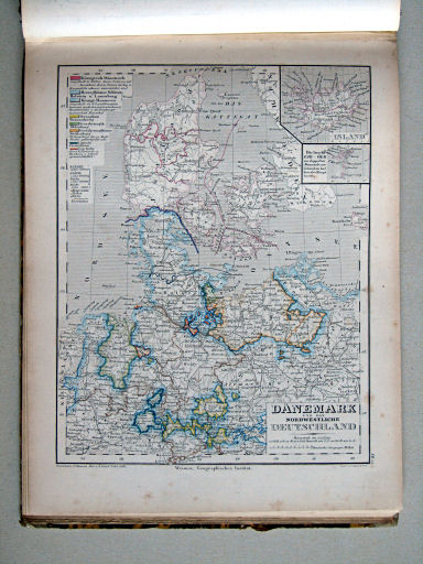 Compendiöser allgemeiner Atlas, 1867
12. Dänemark und das nordwestliche Deutschland