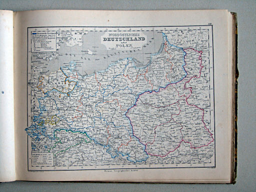 Compendiöser allgemeiner Atlas, 1867
13. Nordöstliches Deutschland nebst Polen
