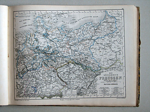 Compendiöser allgemeiner Atlas, 1867
14. Das Königreich Preussen