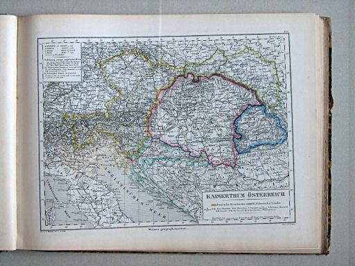 Compendiöser allgemeiner Atlas, 1867
15. Kaiserthum Österreich