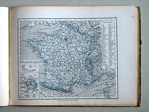 Compendiöser allgemeiner Atlas, 1867
20. Frankreich