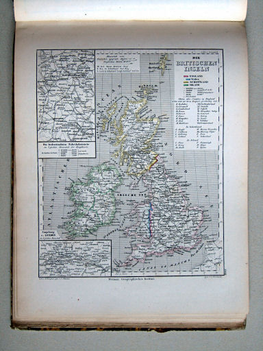 Compendiöser allgemeiner Atlas, 1867
22. Die Britischen Inseln