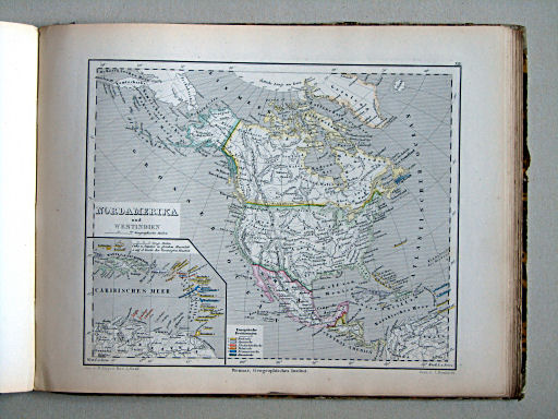 Compendiöser allgemeiner Atlas, 1867
31. Nordamerika und Westindien