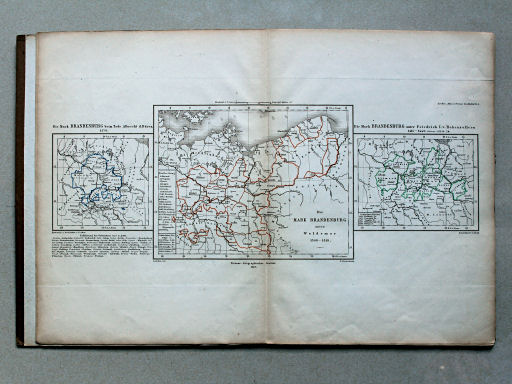 Atlas zur Geschichte des Preussischen Staates, 1866
1. Die Mark Brandenburg