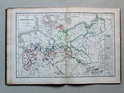 Atlas zur Geschichte des Preussischen Staates, 1866
8. Der Preussische Staat nach dem Wiener Congresse 1815