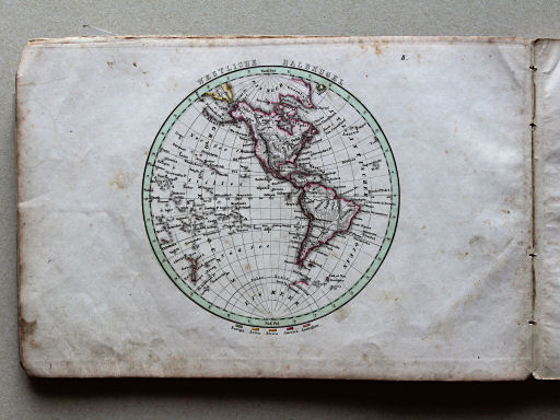 Weiland, Geographisch-statistischer Taschen-Atlas, 1838
2. Westliche Halbkugel