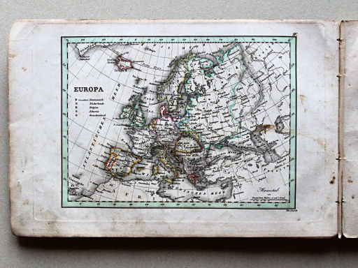Weiland, Geographisch-statistischer Taschen-Atlas, 1838
4. Europa