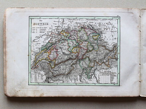 Weiland, Geographisch-statistischer Taschen-Atlas, 1838
15. Die Schweiz