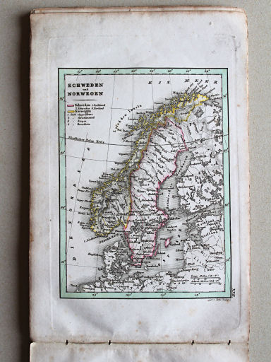 Weiland, Geographisch-statistischer Taschen-Atlas, 1838
22. Schweden und Norwegen