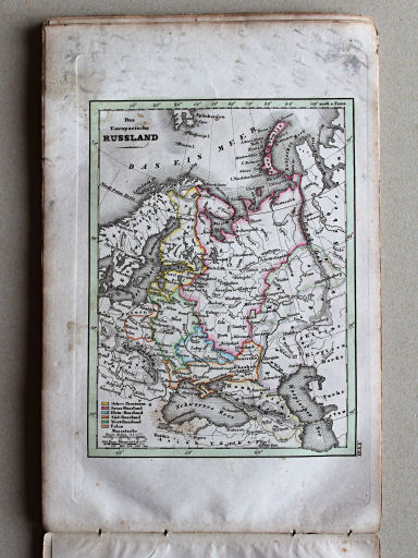 Weiland, Geographisch-statistischer Taschen-Atlas, 1838
23. Das Europaeische Russland