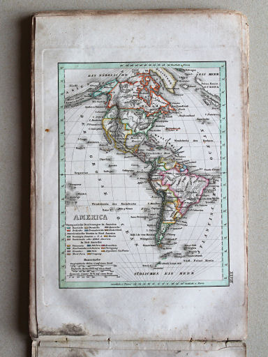 Weiland, Geographisch-statistischer Taschen-Atlas, 1838
28. America