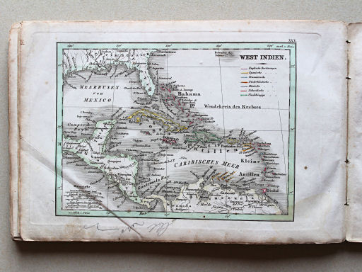 Weiland, Geographisch-statistischer Taschen-Atlas, 1838
30. West Indien