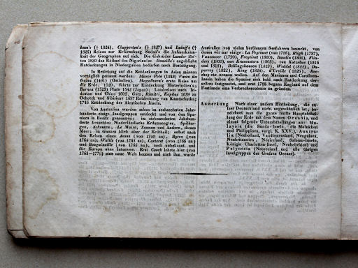 Weiland, Geographisch-statistischer Taschen-Atlas, 1838
1. Die östliche Halbkugel