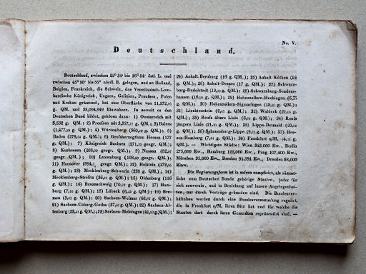 Weiland, Geographisch-statistischer Taschen-Atlas, 1838
5. Deutschland