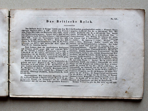 Weiland, Geographisch-statistischer Taschen-Atlas, 1838
20. Das Britische Reich