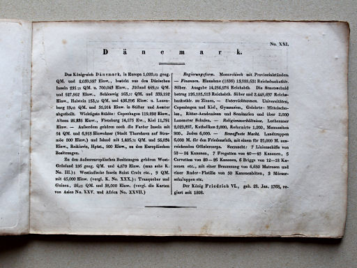 Weiland, Geographisch-statistischer Taschen-Atlas, 1838
21. Dänemark