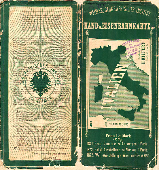 Hand- und Eisenbahnkarte
33. Italien