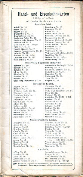 Hand- und Eisenbahnkarte
34. Ober u. Mittel Italien