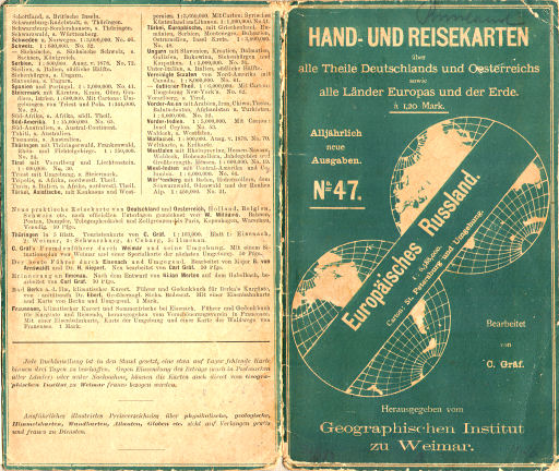 Hand- und Reisekarte
47. Europäisches Russland (1881)