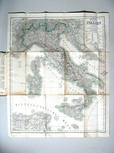 Hand- und Eisenbahnkarte
33. Italien (1870/75)