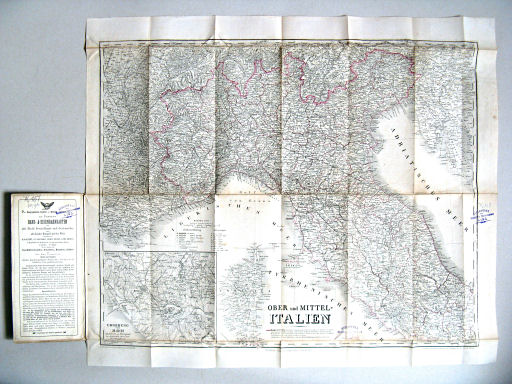 Hand- und Eisenbahnkarte
34. Ober und Mittel Italien (1872/73)