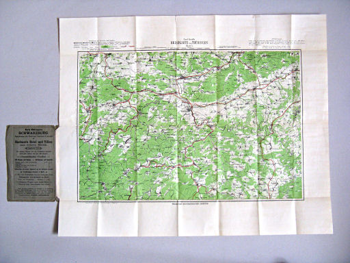 Thüringer Touristen-Karte
83-3. Schwarzburg (ca. 1892)
