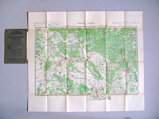 Thüringer Touristen-Karte
83-4. Koburg (ca. 1892)