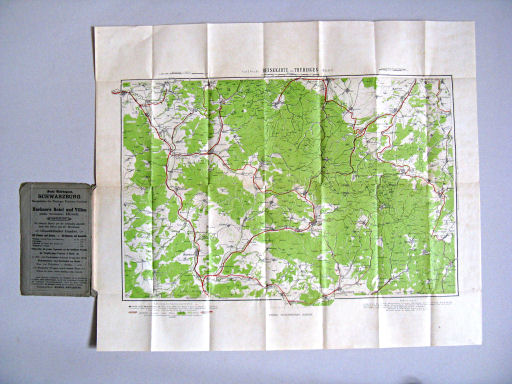 Thüringer Touristen-Karte
83-5. Ilmenau (ca. 1892)