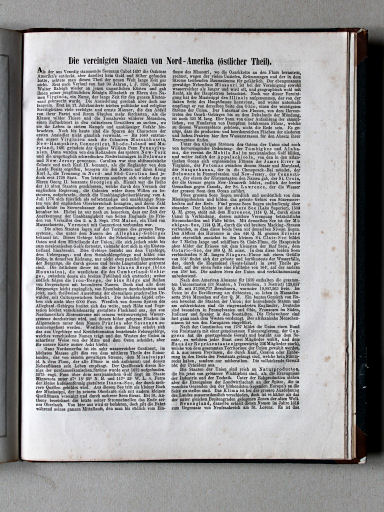 Scharff's Erläuterungen, ca. 1858
62.1 (28.3) Die vereinigten Staaten von Nord-Amerika (östlicher Theil)