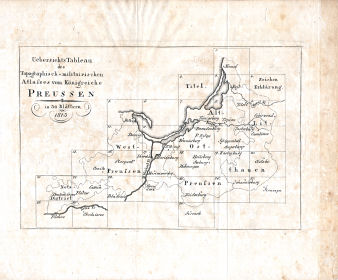 Topographisch-militairischer Atlas von Preussen (1813)
Uebersichtstableau