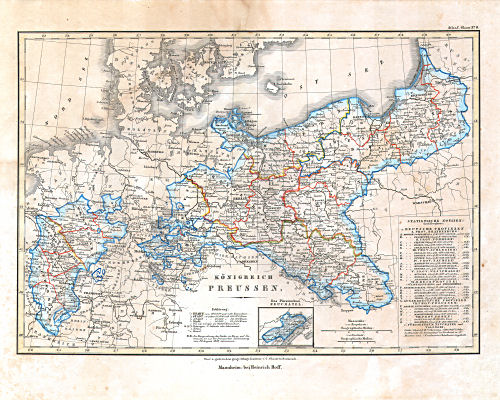 Glaser's Atlas über alle Theile der Erde (1842)
9. Königreich Preussen