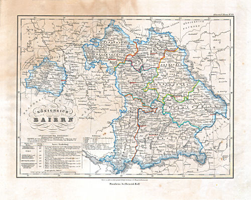 Glaser's Atlas über alle Theile der Erde (1842)
10. Königreich Baiern